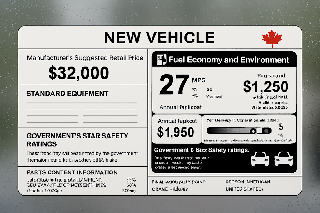 Cover image for How to Decode a Window Sticker in Canada