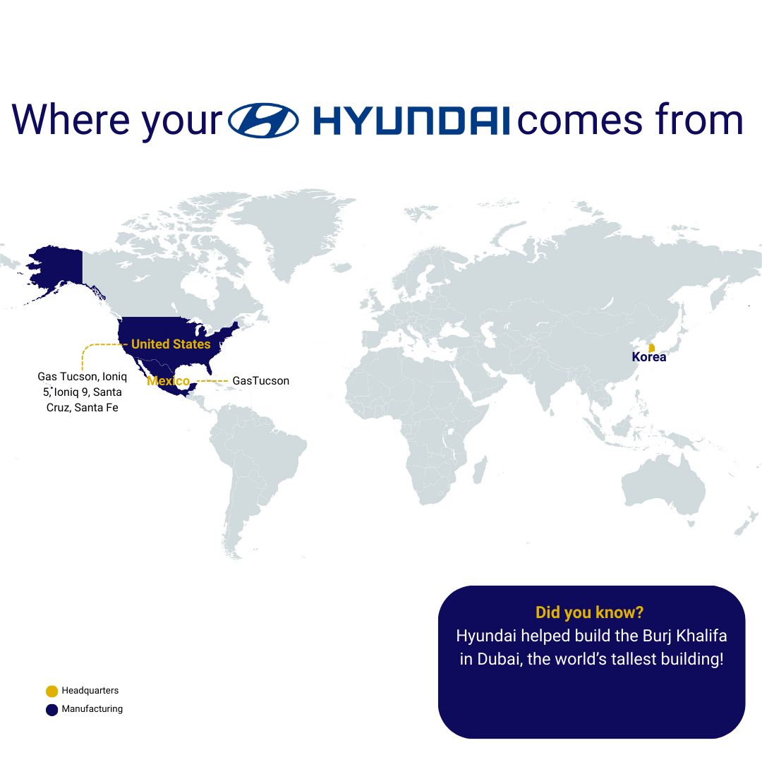 Car brand manufacturing location infographics 8